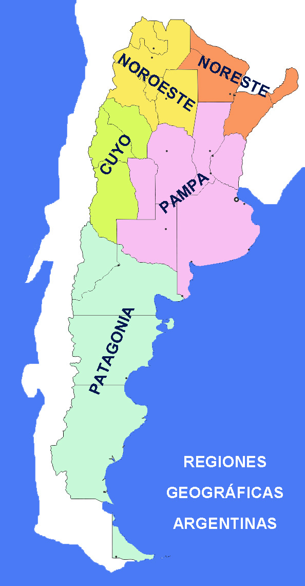 Mapa De Argentina Regiones Argentina Mapa De Argentin 1883